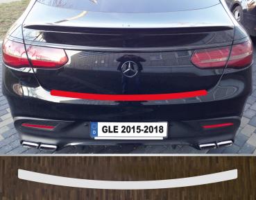 Lackschutzfolie Ladekantenschutz transparent 70 µm für Mercedes GLE Typ C292  Baujahre 2015 - 2019